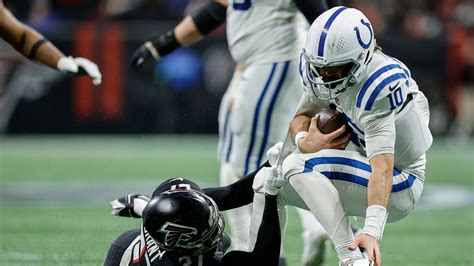 Colts continue uneven pursuit of playoff berth with one-sided loss to Falcons